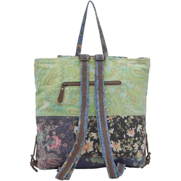 backpacks for women canvas and leather Women's Italian Backpack Work or Travel with 14 inch Laptop Compartment a heavy Small Womens Pink Canvas Leather